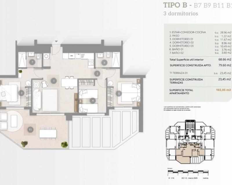 3 Cuarto Apartamento en venta