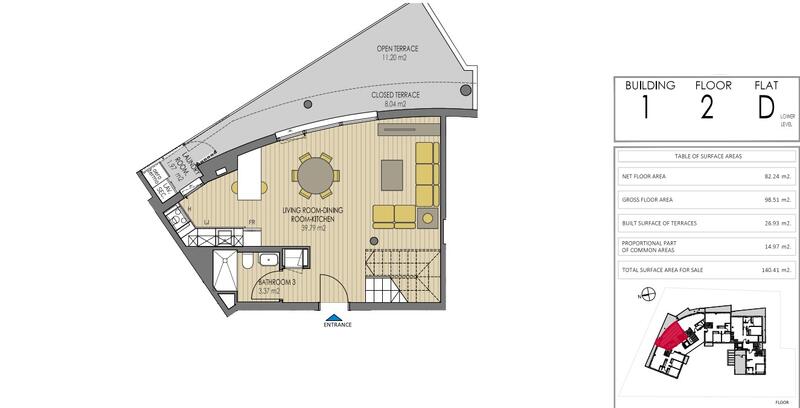 2 slaapkamer Appartement Te koop