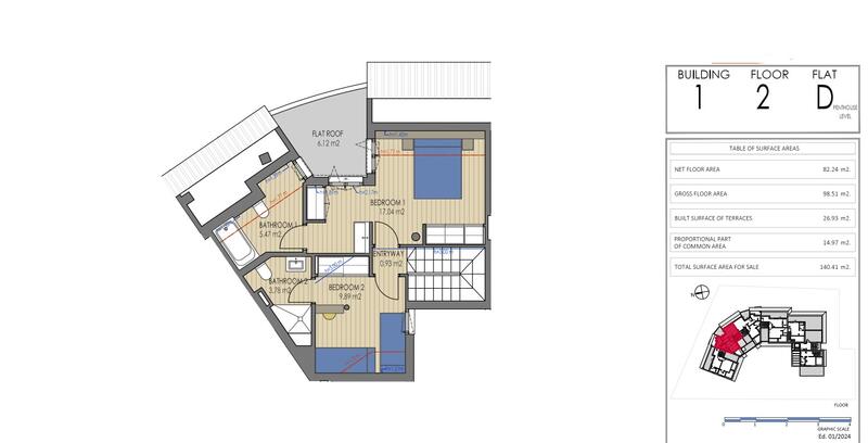 2 slaapkamer Appartement Te koop