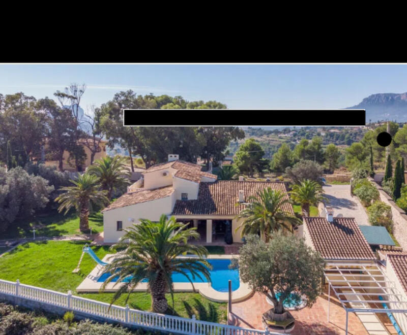 Villa zu verkaufen in Benissa, Alicante