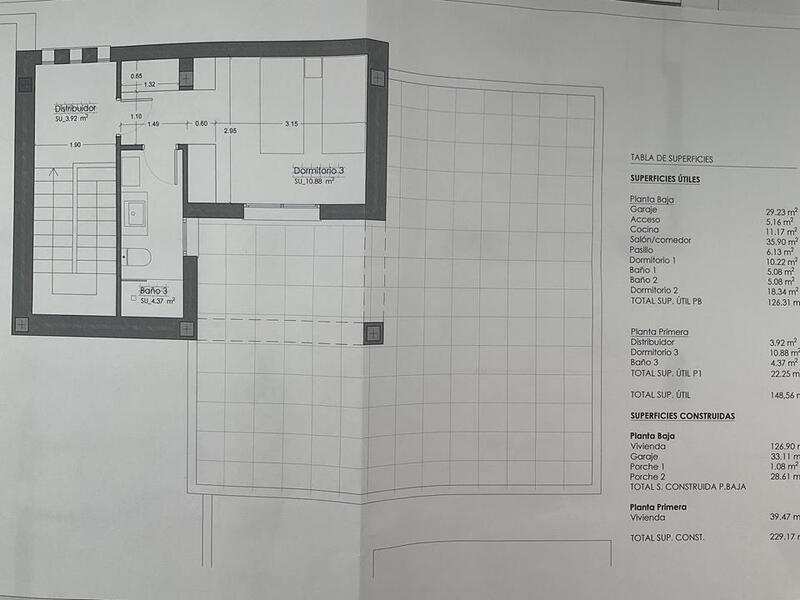 3 sovrum Villa till salu