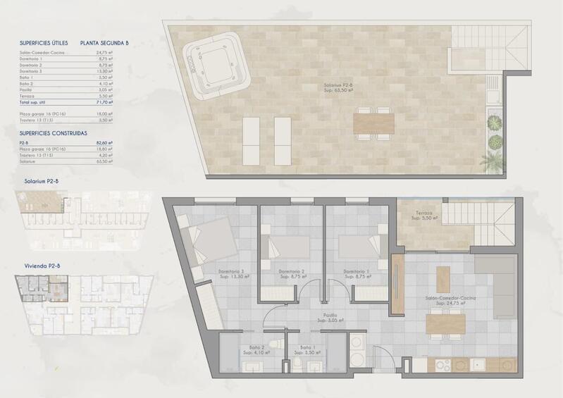 2 Cuarto Apartamento en venta