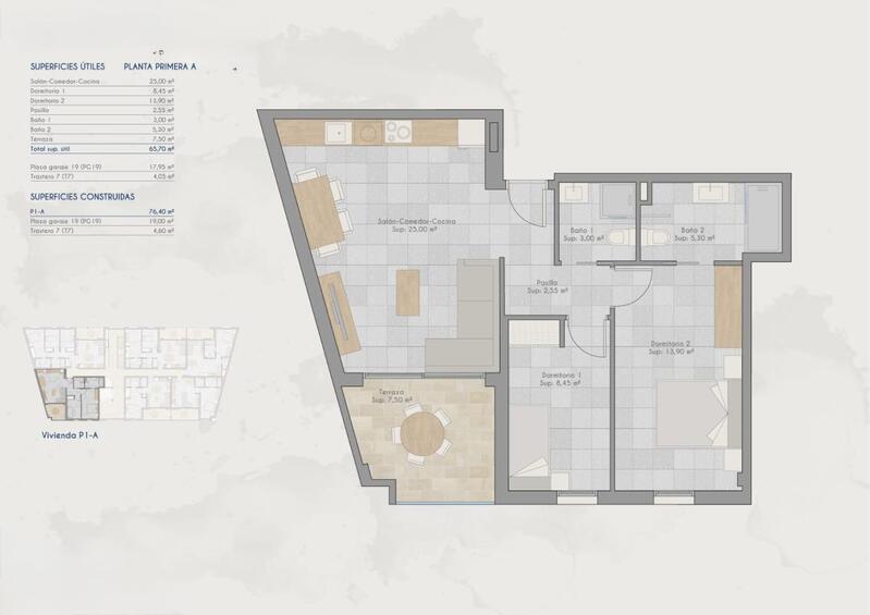 2 Cuarto Apartamento en venta