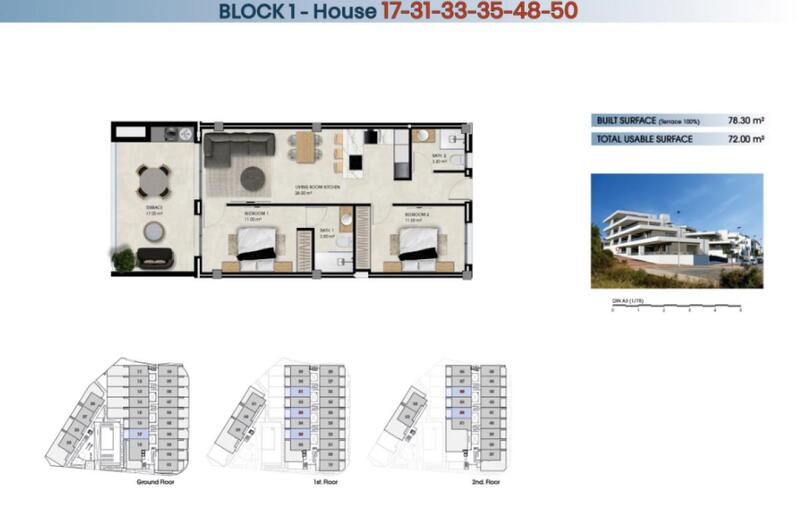 2 Schlafzimmer Appartement zu verkaufen 2 Schlafzimmer Appartement zu verkaufen