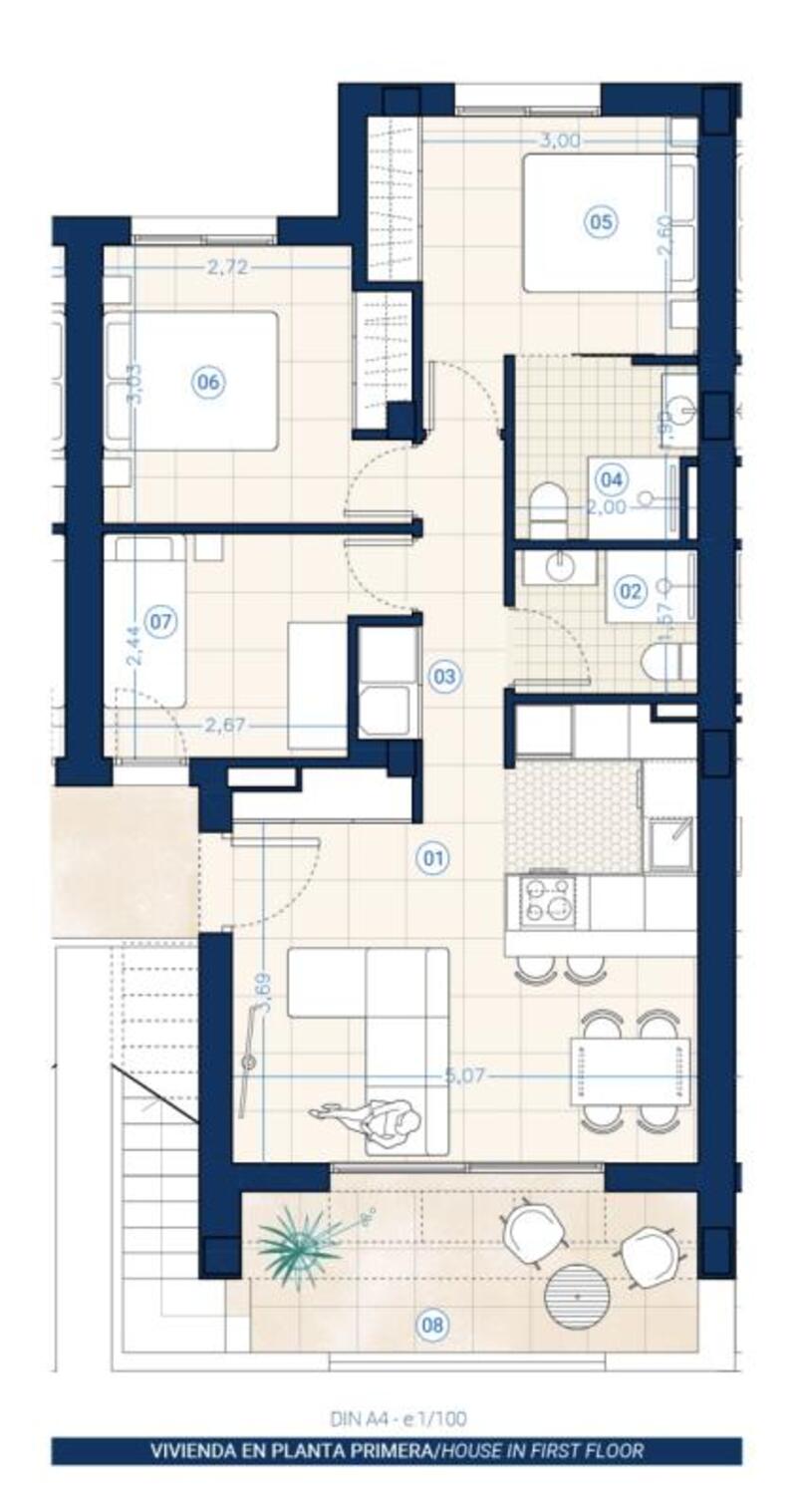 3 sovrum Villa till salu 3 sovrum Villa till salu