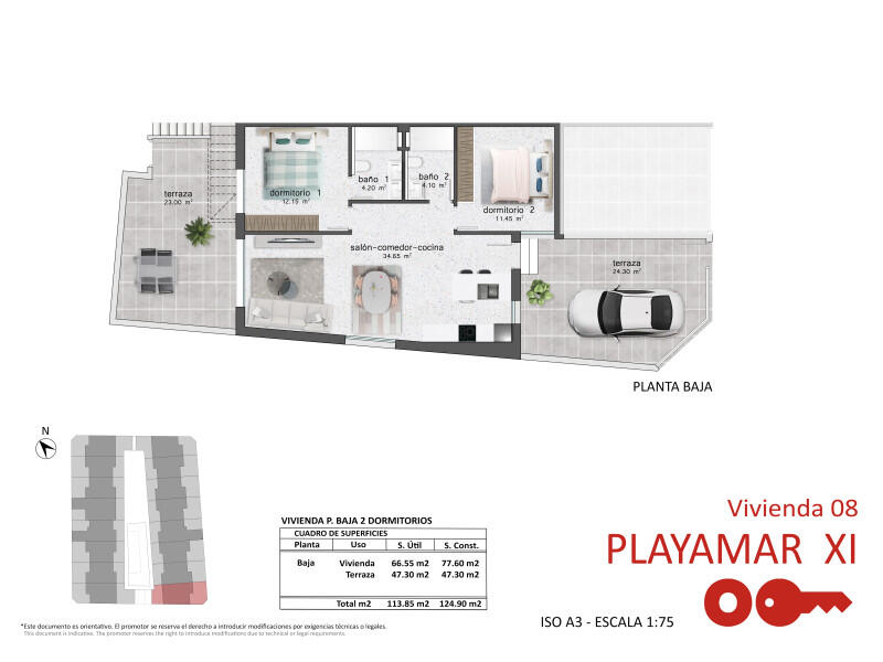 3 slaapkamer Appartement Te koop 3 slaapkamer Appartement Te koop