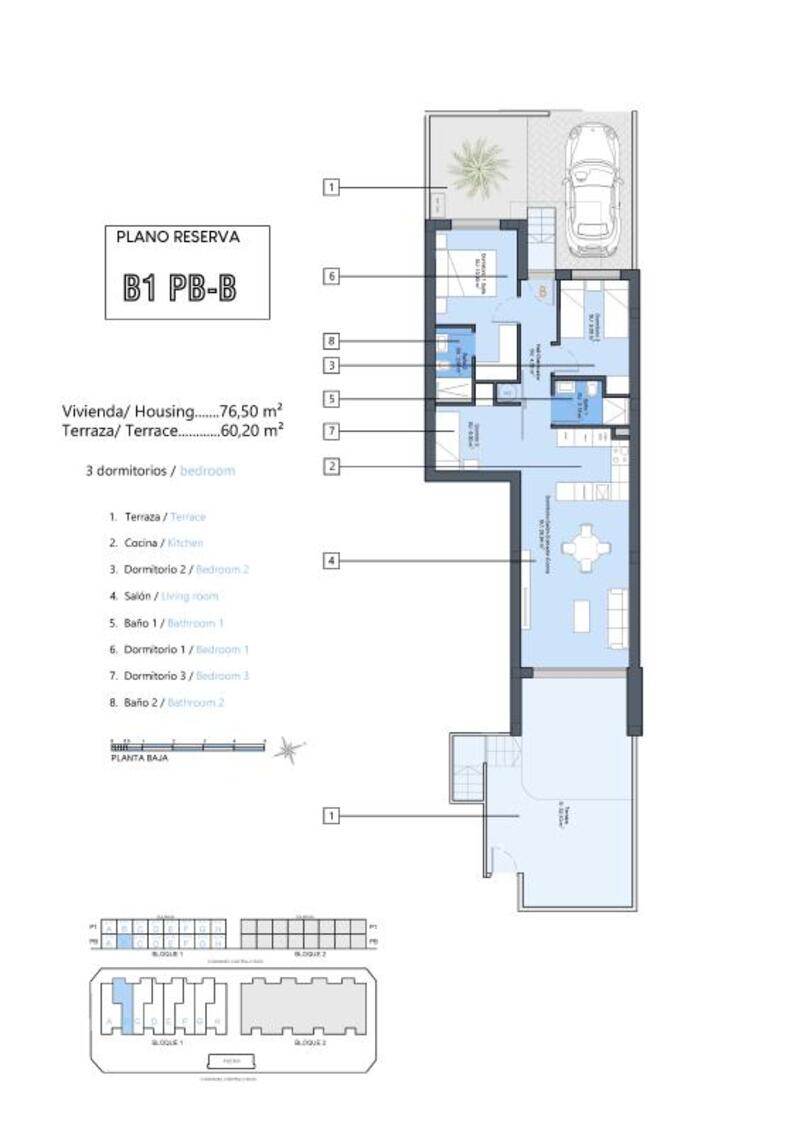 3 slaapkamer Appartement Te koop 3 slaapkamer Appartement Te koop