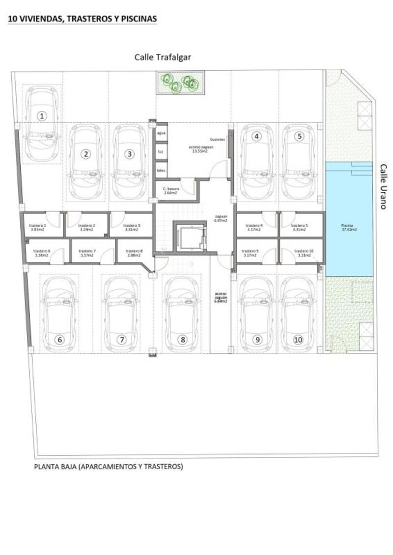 3 Schlafzimmer Appartement zu verkaufen