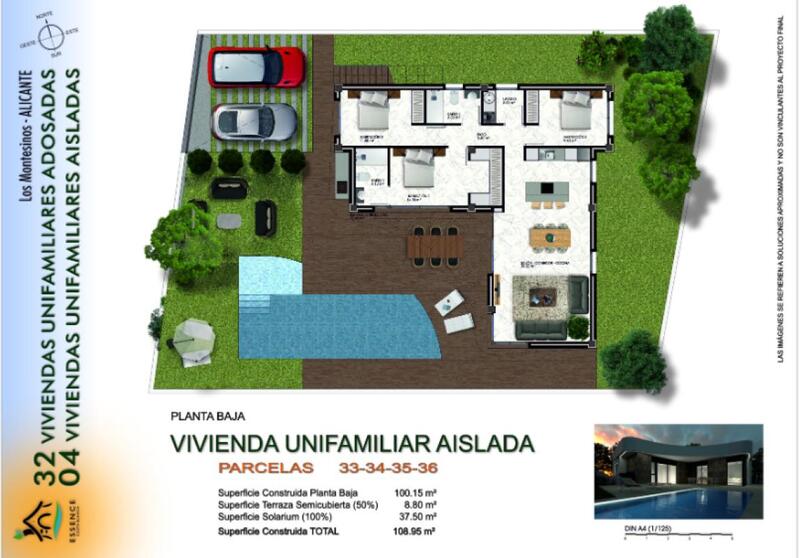 3 Schlafzimmer Villa zu verkaufen