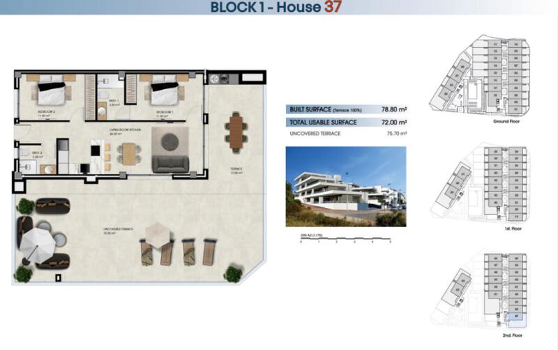 2 slaapkamer Appartement Te koop 2 slaapkamer Appartement Te koop