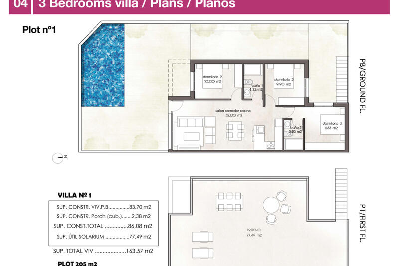 3 Cuarto Villa en venta