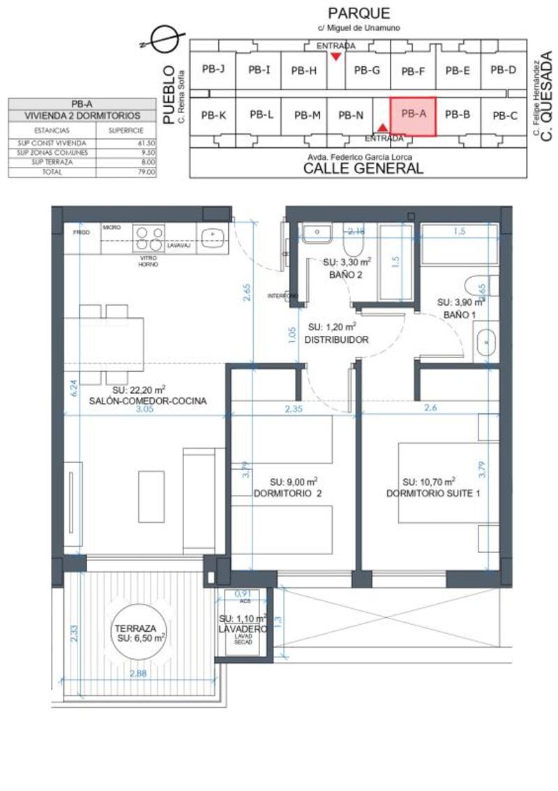 2 Schlafzimmer Appartement zu verkaufen