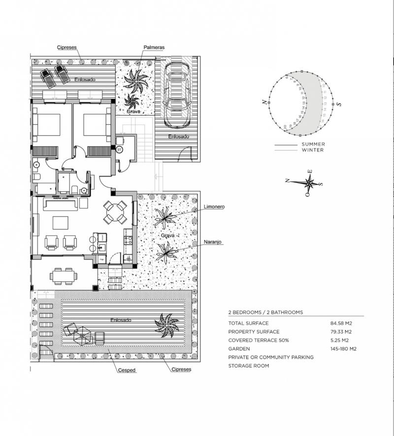 2 slaapkamer Appartement Te koop