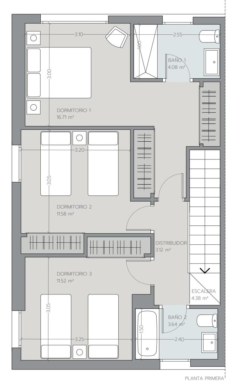 3 soveværelse Duplex til salg