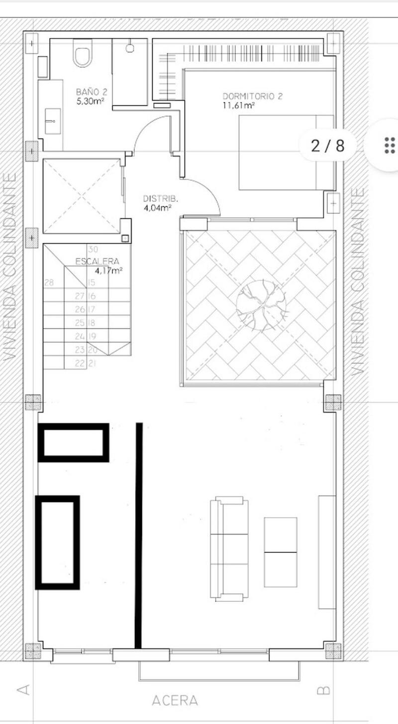 3 Schlafzimmer Stadthaus zu verkaufen