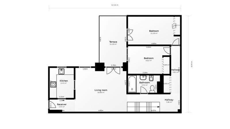3 chambre Appartement à vendre